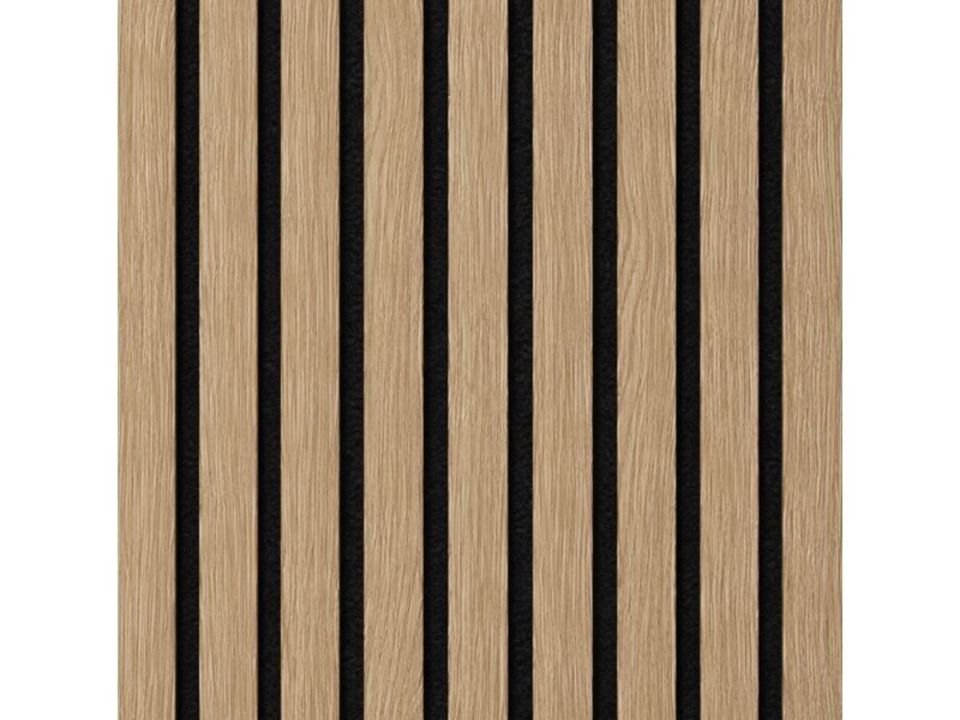 Panel obkladový akustický dub klasik, 21x287x2600mm, bal.0,746m2. EAN: 8594187733797