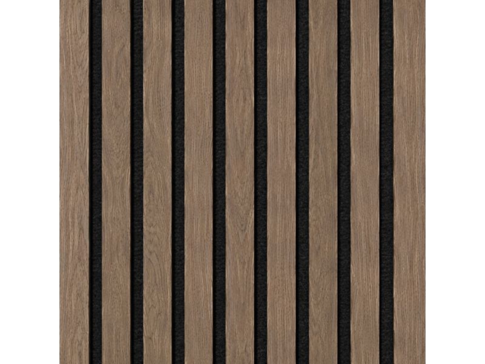 Panel obkladový akustický ořech, 21x287x2600mm, bal.0,746m2. EAN: 8594187733803
