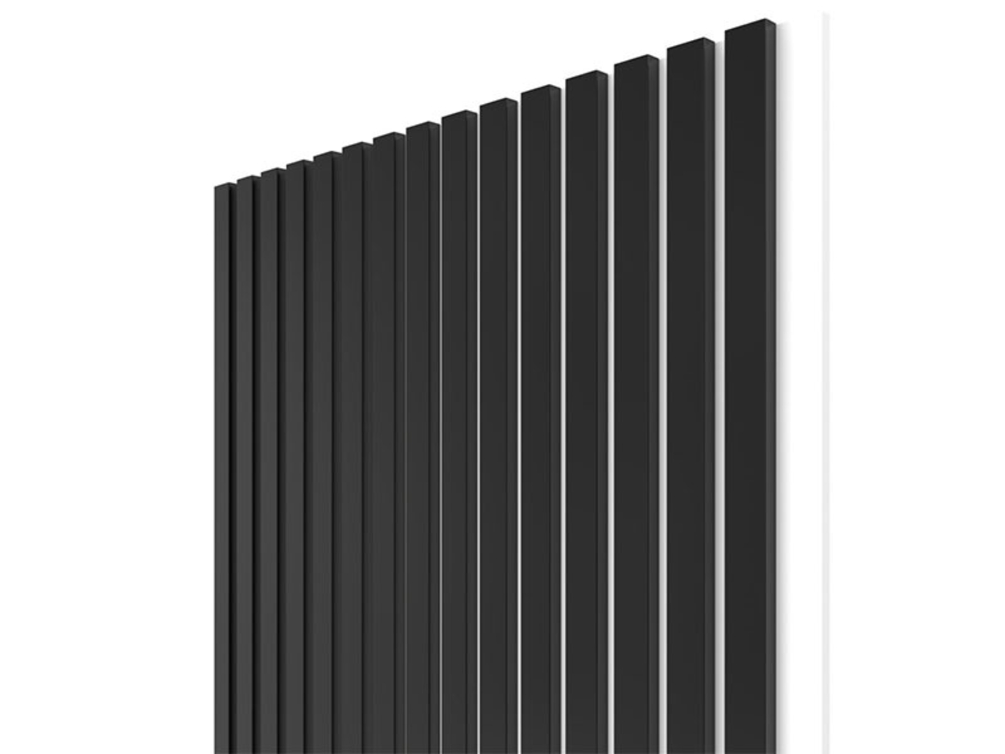 Panel obkladový akustický černý (bílý filc), 21x604x2750mm, bal.1,66m2