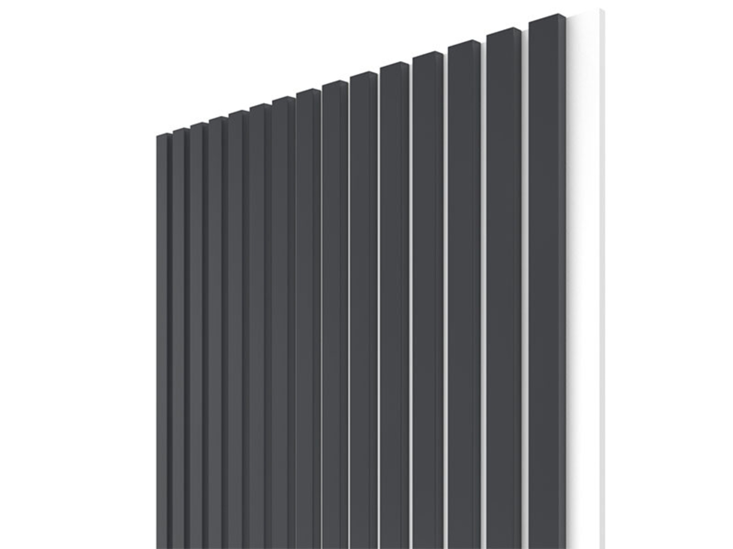 Panel obkladový akustický antracit (bílý filc), 21x604x2750mm, bal.1,66m2