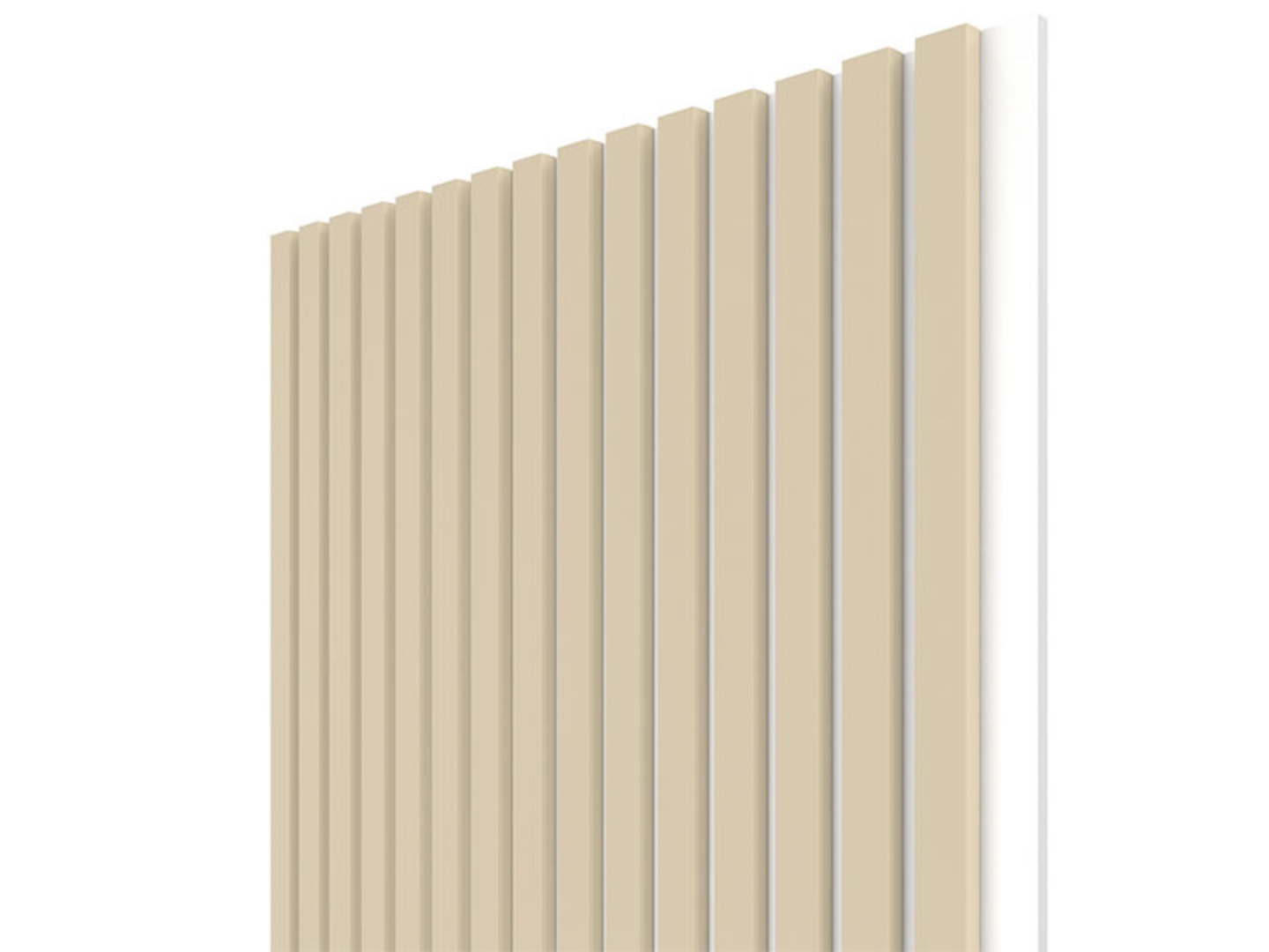 Panel obkladový akustický kašmír (bílý filc), 21x604x2750mm, bal.1,66m2