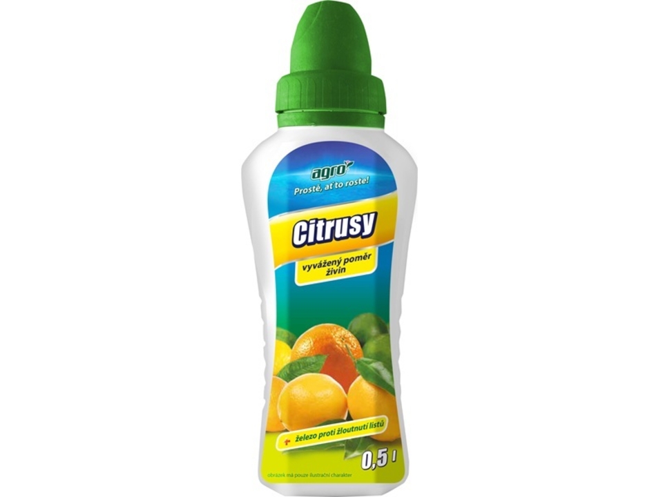 Hnojivo kapalné na citrusy 0,5l, Agro. EAN: 8592542012648