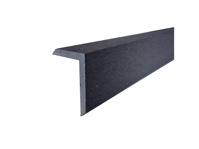 Obrázek produktu Lišta ukončovací k WPC UNVOC ROUND 3D, grafit, 40x60x2200mm