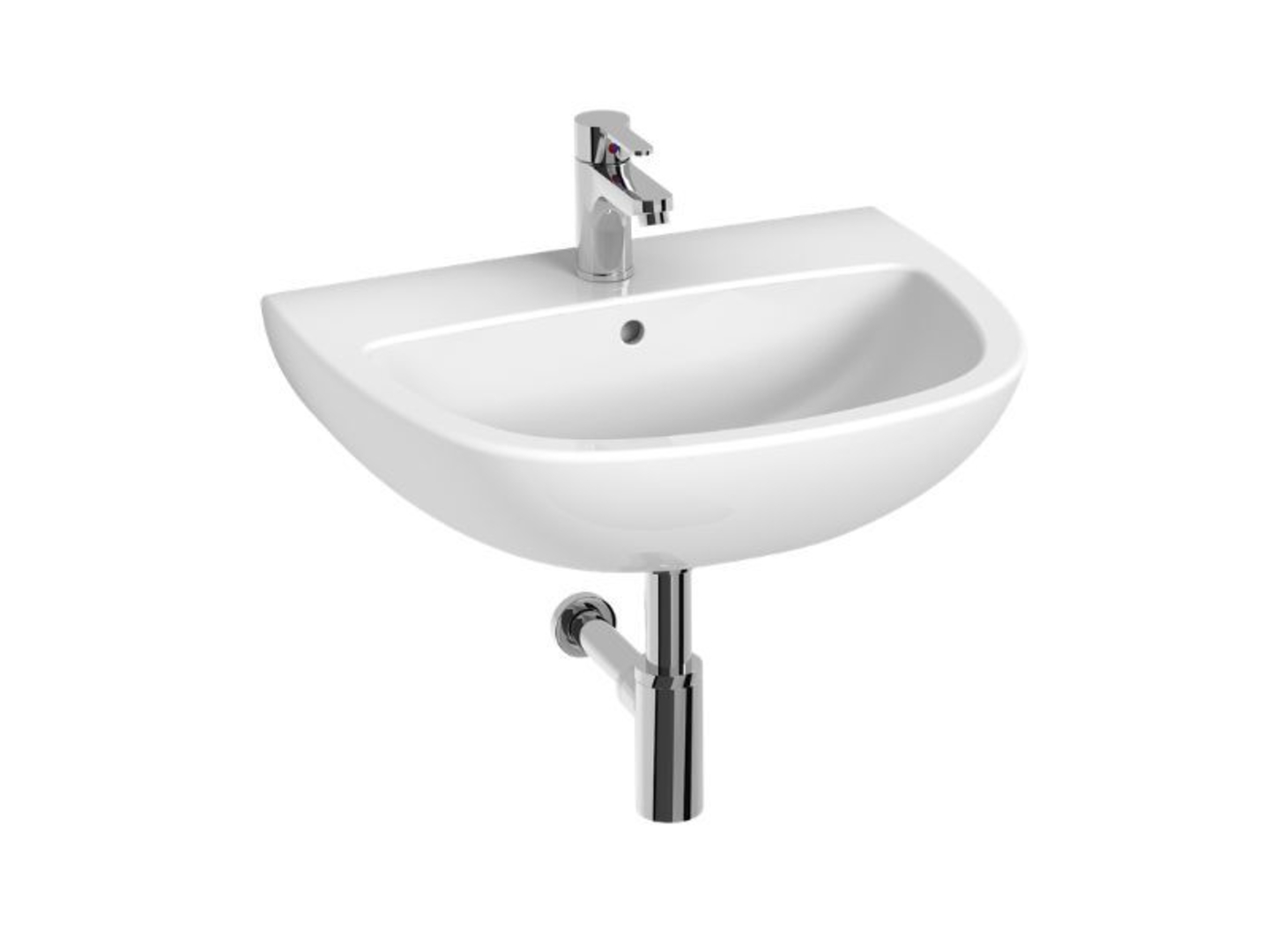 Umyvadlo Jika Euroline 55 s otvorem 55x45x20 cm