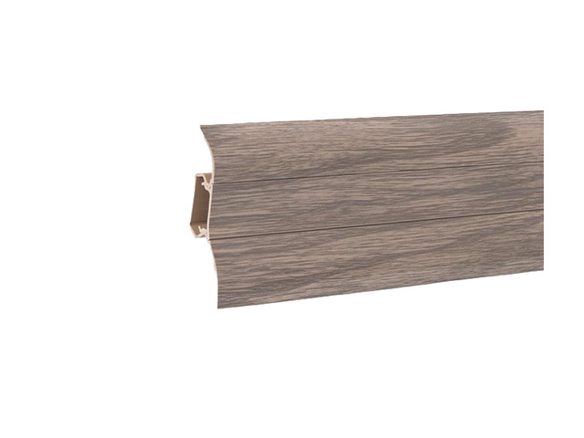 Obrázek produktu Lišta podlahová LP52, flexi okraj, PVC Dub Negre, 26x52x2500mm