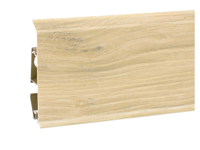 Obrázek produktu Lišta podlahová EVO70, flexi okraj, PVC Dub Secesja, 21x70x2500mm