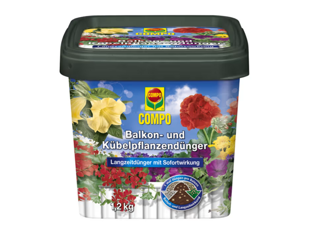 Obrázek produktu Hnojivo pro balkonové rostliny a rostliny pěstované v nádobách 1,2 kg, Compo