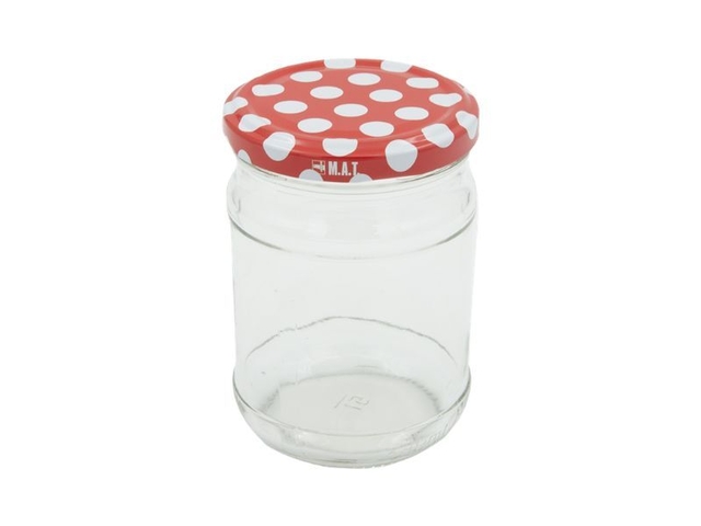 Obrázek produktu Sklenice zavařovací 370ml TWIST 66 + víčka PUNTÍK (8ks)
