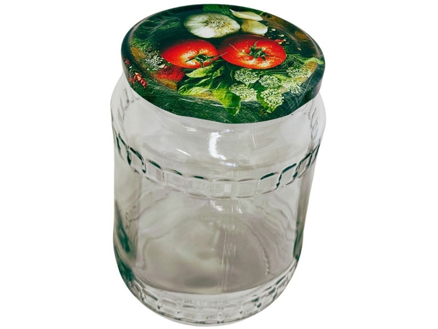 Obrázek produktu Sklenice zavařovací TWIST, kulatá, 720 ml+víčko, 82 mm zelenina, 12 ks