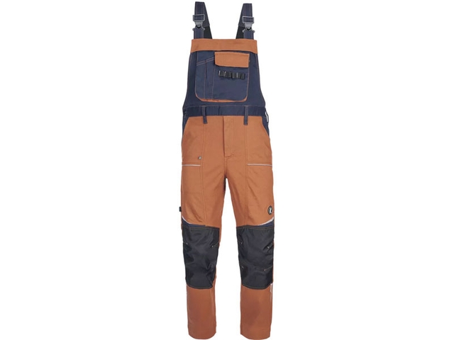 Obrázek produktu Kalhoty s laclem STIRLING STRETCH, cihlová vel. 48