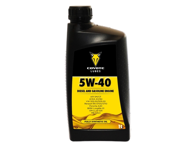 Obrázek produktu Olej motorový COYOTE LUBES 5W-40 1 L