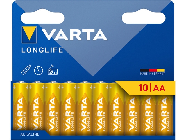 Obrázek produktu Baterie Longlife 10 AA (Plastic free Double Blister)