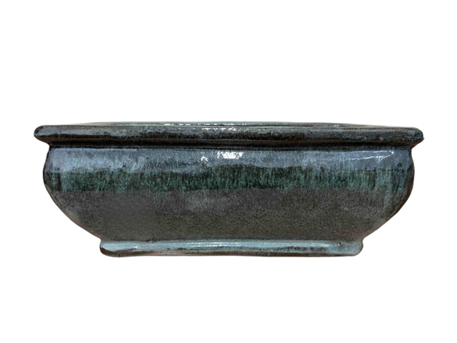 Obrázek produktu Truhlík glazovaný, 40x20x16cm, matně zelený, GP162-OG21