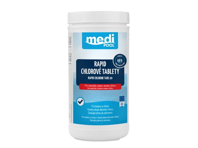Obrázek produktu mediPOOL Rapid - chlorové tablety 20g 1,0 kg