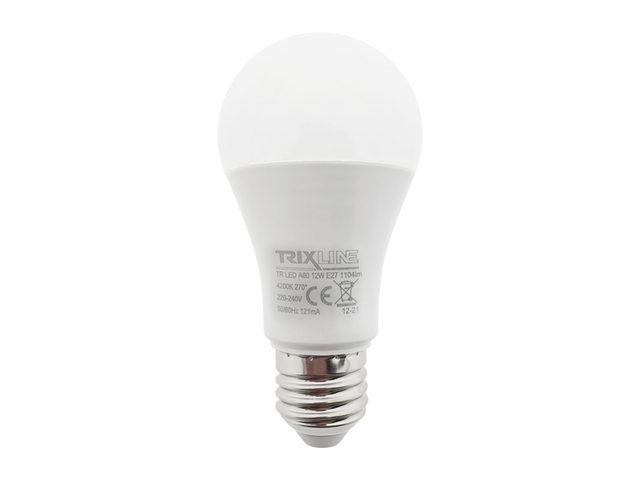 Obrázek produktu Žárovka LED 12W E27 4200K A60 - 3ks/bal.