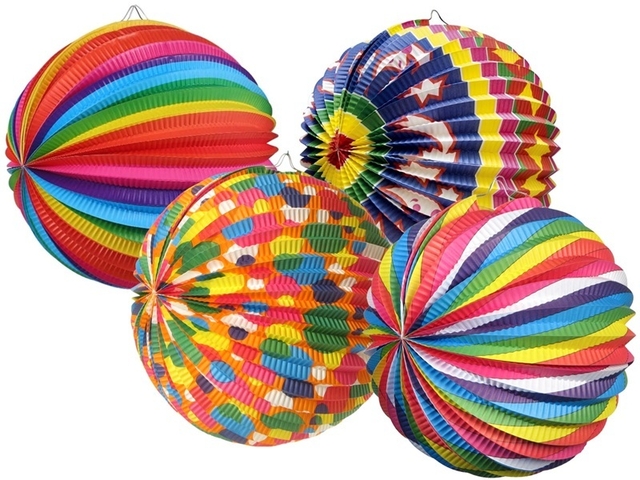 Obrázek produktu Lampion kulatý s potiskem pr.25cm mix druhů