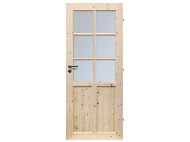 Obrázek produktu Interiérové dveře dřevěné RADEX Londýn 6S (6 skel) borovice