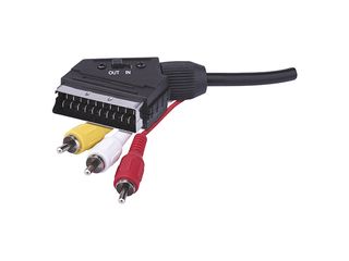 Kabel SCART/M - 3RCA/M 1,5M