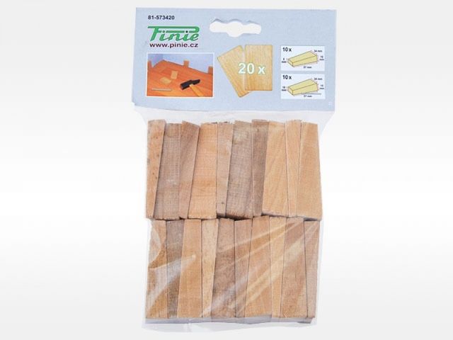 Obrázek produktu Klínky dřevěné pro montáže 20ks