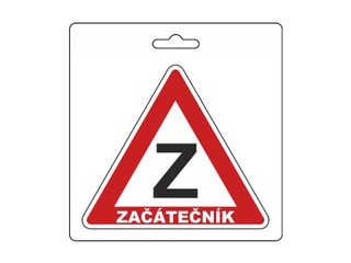 Samolepka ZAČÁTEČNÍK (105 x 120 mm)