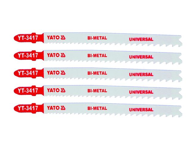 Obrázek produktu List pilový do přímočaré pily 130mm UNI TPI10-5 Bi-Metal 5ks