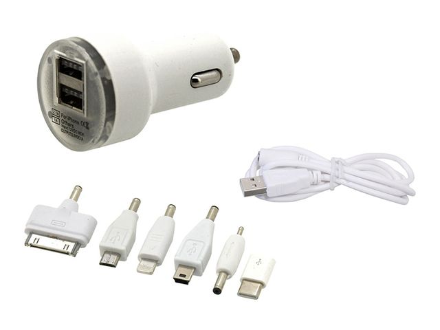 Obrázek produktu Nabíječka telefonu 2,1A (iPhone 4/5, micro USB, mini USB, Nokia)