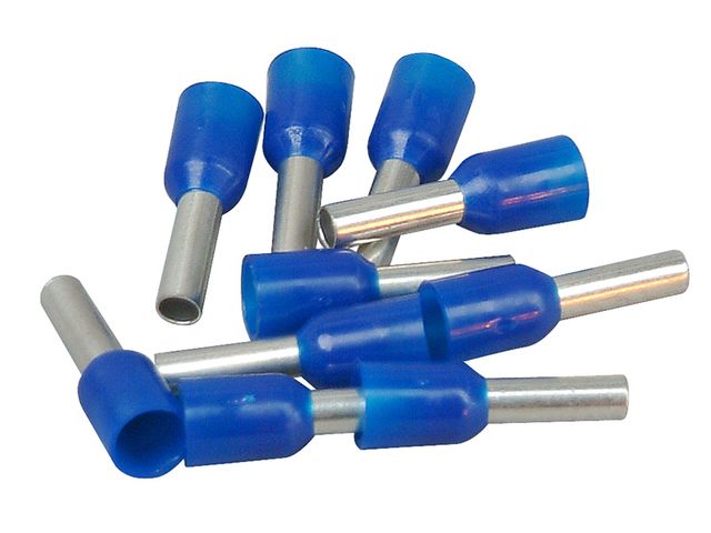 Obrázek produktu Dutinka kabelová 2,5 mm2, modrá, 100 ks
