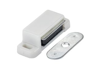 Magnet nábytkový, bílý, 3-4 kg, 2ks