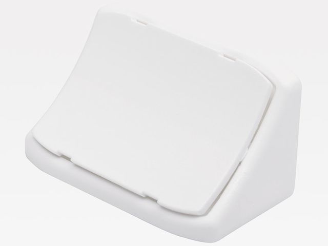 Obrázek produktu Úhelník spojovací 24 x 24 x 44 mm, plast, bílý, 4 ks