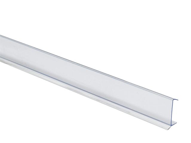 Obrázek produktu Lišta těsnící soklová 2000 mm, 16-19 mm, plast, transparentní