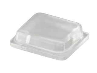 Tlumič nárazu 10x10x2,5 mm, samolepící, transparentní, 4 ks