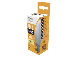 Žárovka LED candle 6W(42W) 500lm E14 WW