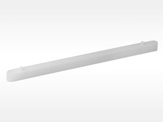 Lišty zásuvkové 320x15x17mm, plast, bílý, 1 pár