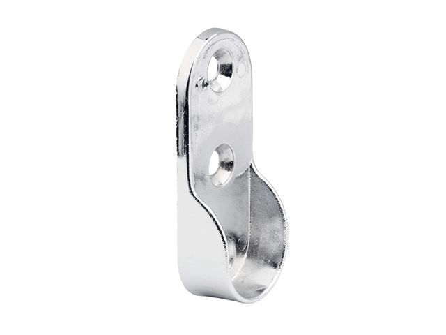 Obrázek produktu Držák oválné šatní tyče 30x15mm, chrom, 2 ks
