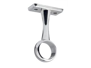 Držák šatní tyče pr. 20mm, průběžný, chrom