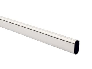 Tyč šatní 30x15x2000mm, poniklovaná