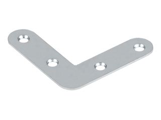 Úhelník spojovací plochý 60x60x16mm, pozinkovaný