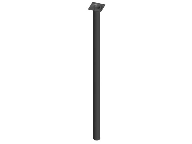 Obrázek produktu Noha nábytková kulatá pr. 30x600mm, černá
