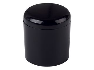 Krytka pr. 16mm, plast, černá, 4 ks
