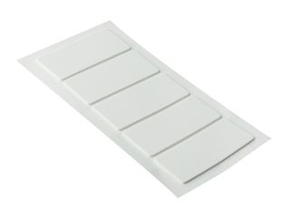 Podložky protiskluzové EVA 40x90mm, samolepící, bílé, 5 ks