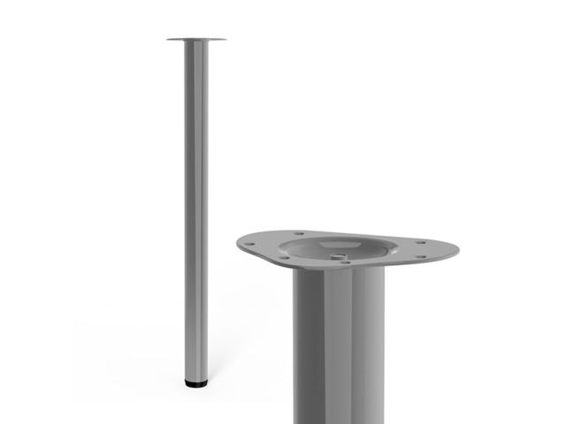 Obrázek produktu Noha nábytková kulatá pr. 60x900mm, stříbrná
