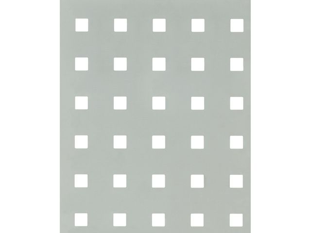 Obrázek produktu Plech děrovaný ALU, čtver. otvor, 250 x 500 x 0,8 mm, stříbrný elox