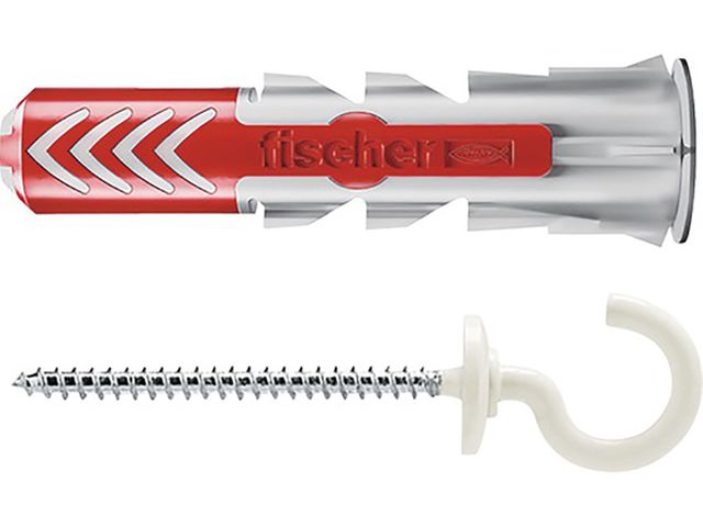 Obrázek produktu Hmoždinka DuoPower s háčkem, potažená nylonem 8x40 RH K NV 4 ks