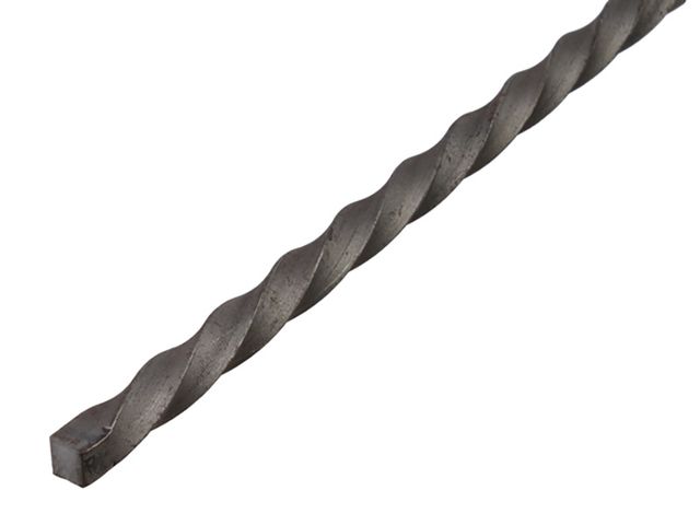 Obrázek produktu Tyč čtyřhranná ocel kroucená, 12 x 12 mm / 2 m, válcováno za tepla
