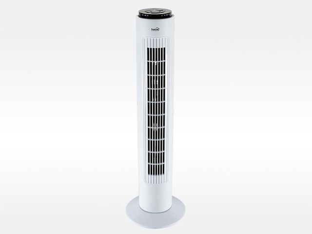 Obrázek produktu Ventilátor sloupový s dál. ovladačem, bílá, 74 cm, 50 W