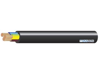 Kabel flexibilní černý H05VV-F 3x 1 mm2, 5 m