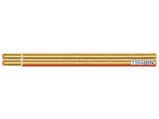 Kabel reproduktorový LSPR 2x 1 mm2, 10 m transparentní