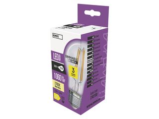 Žárovka LED Filament A60 DIMM 8,5W(75W) 1055lm WW