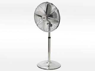 Ventilátor stojanový kovový SFS 40 stříbrný