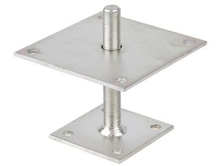 Patka sloupku I 100x100 mm výšk.nastavitelná 30-150 mm, pozink